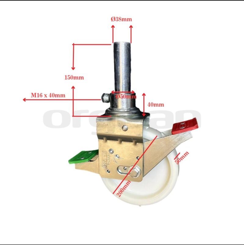 Castor Wheel – Heavy-Duty Swivel Wheels for Scaffolding