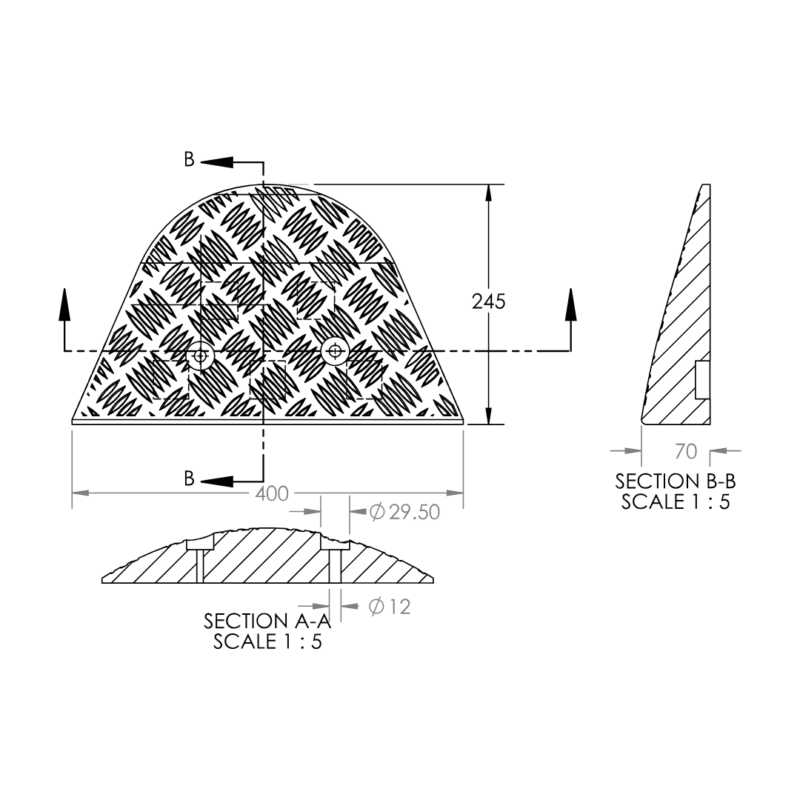 Parabolic Speed Hump - Image 3