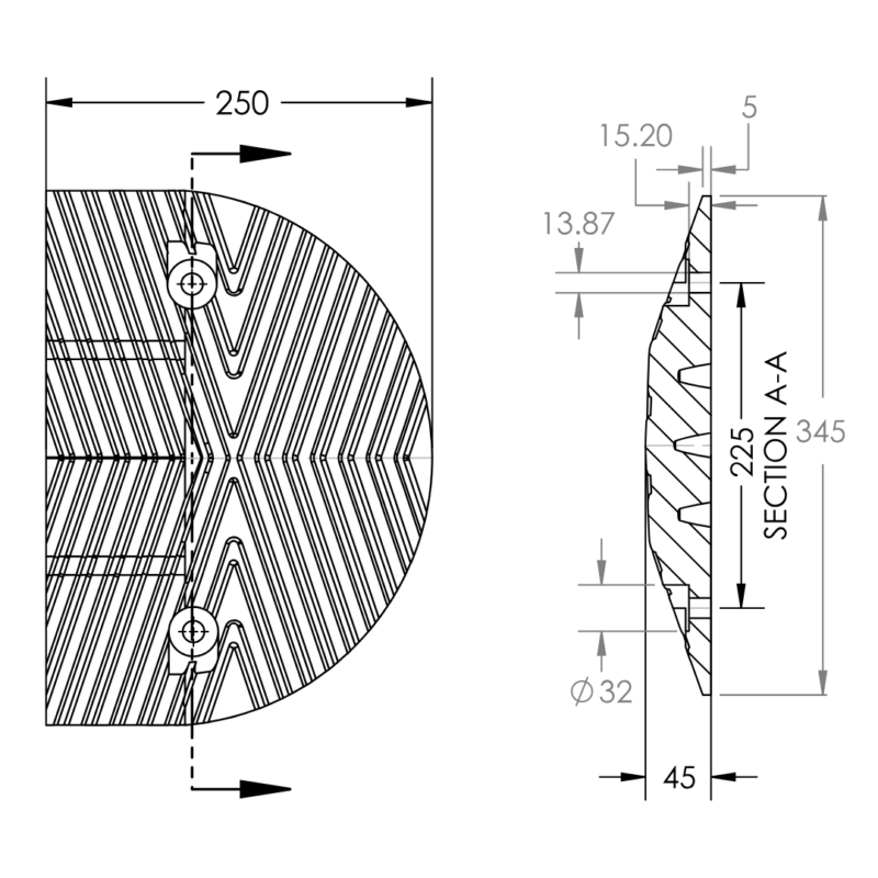Trapezium Speed Hump - Image 3