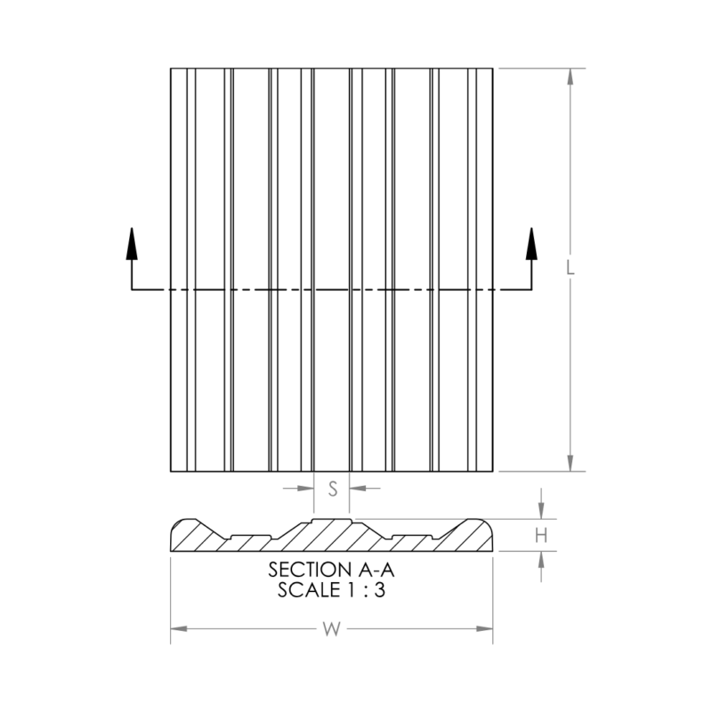 Wall Guard Type A – Durable Rubber Wall Protection - Image 4